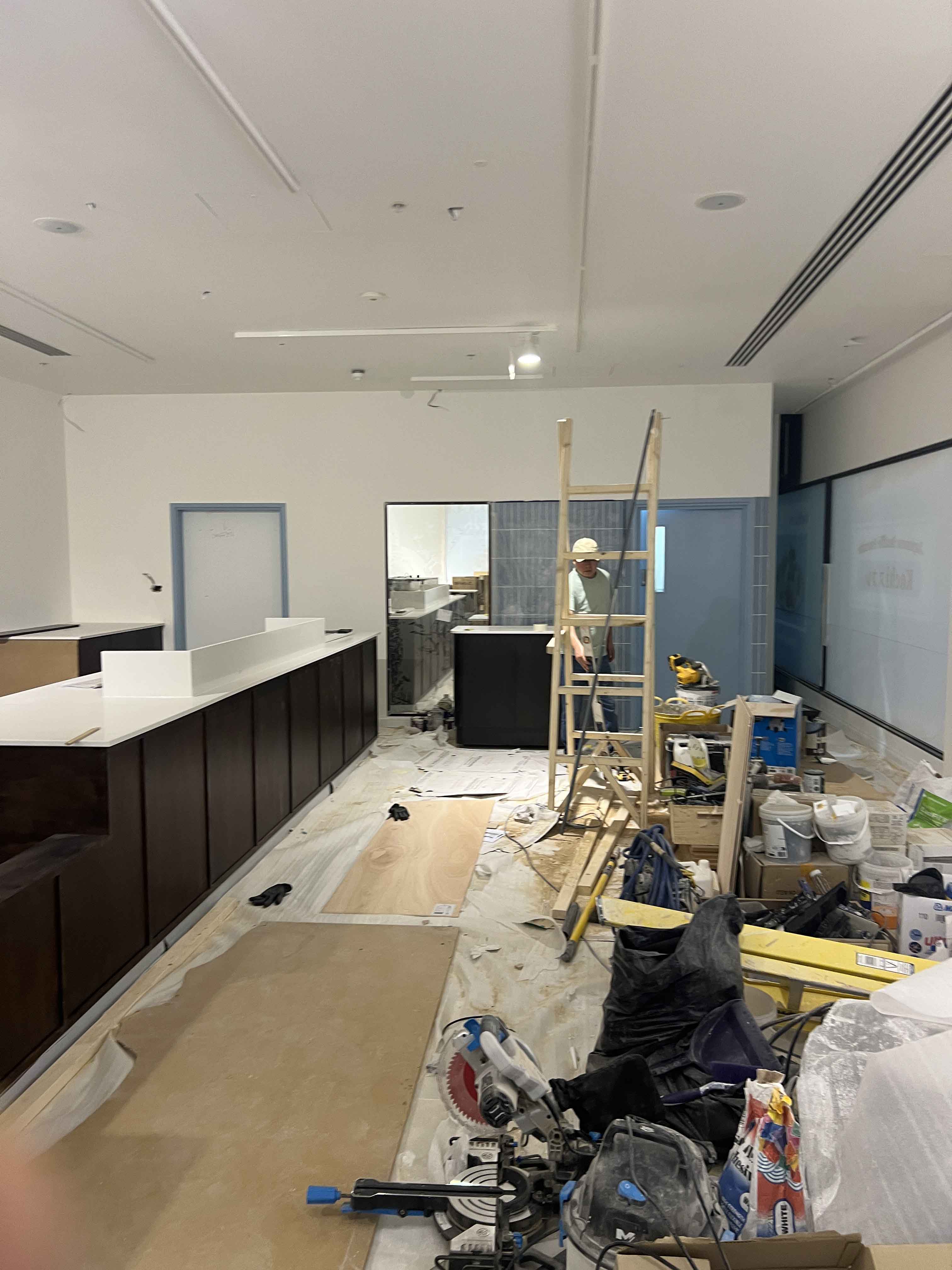Shop renovation